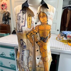 Blackmilk Star Wars Droids Sleeveless Shirt